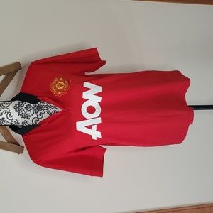 Manchester United  Woman's  Polo Top EUC
